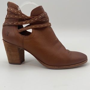 Frye Naomi Pickstitch Leather Shootie